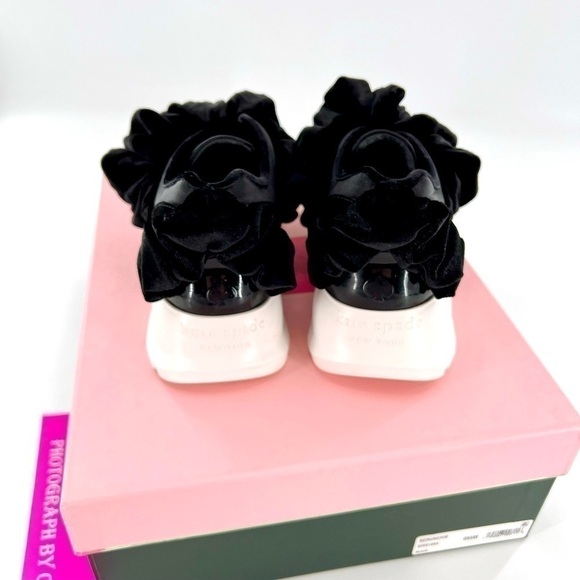 Kate Spade New York Womens Scrunchie Sneakers Black Size 5.5 M - Picture 8 of 10